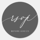 Search for rsvp wedding stickers Simple