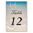 Search for starfish wedding table cards Sand dollar