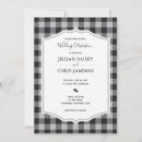Search for buffalo check wedding invitations Lumberjack