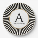 Search for new year party tableware Black and white