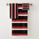 Search for black red white bath towels Elegant