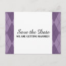Search for purple save the date postcards Classic