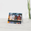 Search for village scene christmas cards Colourful