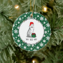 Search for siberian husky ornaments Santa claus