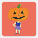 Search for spooky girl stickers Pumpkin