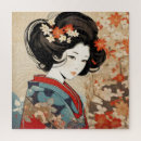 Recherche de geisha japonais puzzles Asiatique