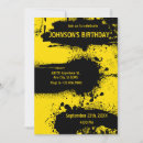 Search for grunge texture invitations Black