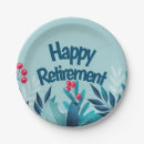 Search for happy retirement plates Flowers