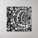 Search for black and white floral canvas prints Flowers