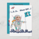 Search for space adventure birthday invitations Outer space party