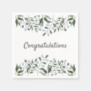 Search for congratulations napkins Floral
