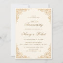 Search for 50th wedding anniversary invitations Script calligraphy