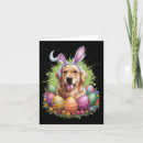 Search for golden retriever easter cards Rabbit