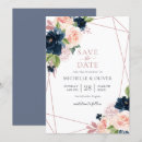 Search for navy blush save the dates Floral