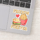 Search for kawaii burger stickers Burger and fries