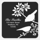 Recherche de deux oiseaux autocollants Fleurs