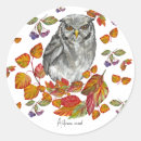 Search for fall leaves stickers Watercolor