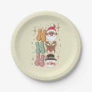 Search for black santa plates Ho ho ho