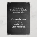 Search for tribute invitations Funeral