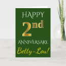 Recherche de 2ème anniversaire mariage cartes invitations Simple