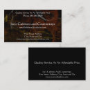 Search for countertop business cards Carpenter