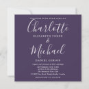 Search for plum square invitations Simple