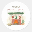 Recherche de cheminée noël autocollants Confortable