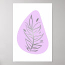 Recherche de plante abstrait art Mural