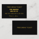Search for business enclosure cards Black and gold