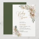 Search for green gold baby shower invitations Elegant