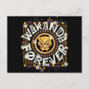 Recherche de black panther cartes postales Wakanda pour toujours