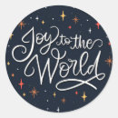 Recherche de joy to the world autocollants Typographie