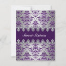 Recherche de argent pourpre invitations 16 ans