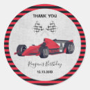 Search for cute race cars stickers Red