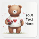 Search for valentines teddy bear stickers Watercolor