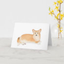 Recherche de queue rouge vœux cartes Corgi