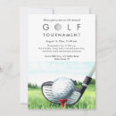 Search for golf tournament invitations Company party