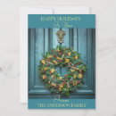 Search for front door wreath christmas cards Elegant