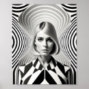 Search for black and white fashion posters Woman