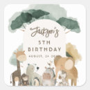 Recherche de jungle zoo party stickers Fête d'anniversaire