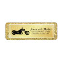 Search for biker return address labels Elegant