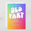 Search for funny old age birthday invitations Retro