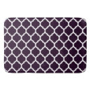 Search for moroccan quatrefoil pattern bath mats Lattice