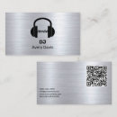 Search for djing business cards Vocalist sound producer