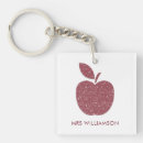 Search for teacher appreciation keychains Apple