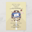 Search for just married car invitations Bouquet