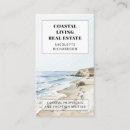 Search for coastal business cards Modern