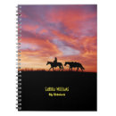Search for horse notebooks Sunset