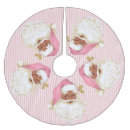 Search for santa claus tree skirts Pink