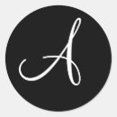 Search for monogram invitation wedding stickers Letter letters initial initials